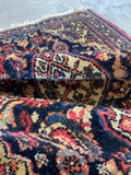 2x3 Persian Rug / 2x3 Antique Rug Mat #3098