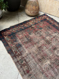 4x6 Worn Persian Rug #3482