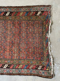 Worn Antique Persian Runner / 3'2 x 10'8 Runner #3343