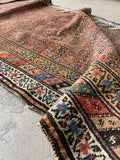 Worn Antique Persian Runner / 3'2 x 10'8 Runner #3343