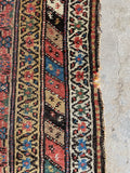 Worn Antique Persian Runner / 3'2 x 10'8 Runner #3343