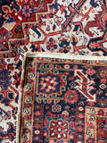 Antique Persian Heriz Rug / 8'5 x 11'6 Heriz Rug #3346