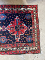 9 Foot Vintage Runner / Persian Runner 3'2 x 9'2 Rug #3243