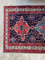 9 Foot Vintage Runner / Persian Runner 3'2 x 9'2 Rug #3243