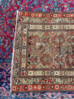 3'5 x 6' Antique Persian Kurdish Rug #2974 / Small Vintage Rug