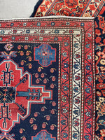 9 Foot Vintage Runner / Persian Runner 3'2 x 9'2 Rug #3243