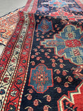 9 Foot Vintage Runner / Persian Runner 3'2 x 9'2 Rug #3243