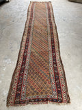 13 Foot Antique Persian Runner #2988