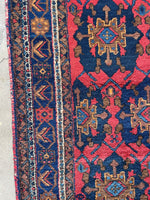 5x7 Antique Tribal Rug / Persian Afshar Rug #3377