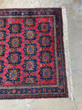 5x7 Antique Tribal Rug / Persian Afshar Rug #3377