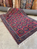 5x7 Antique Tribal Rug / Persian Afshar Rug #3377