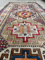 3'4 x 7'4 Antique Kazak Rug #2997ML / 3x7 Vintage Rug