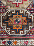 3'4 x 7'4 Antique Kazak Rug #2997ML / 3x7 Vintage Rug