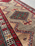 3'5 x 11' Antique Camel Wool Persian Runner #3001ML