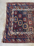 Small Persian Rug / 3'10 x 5'2 Antique Persian Shiraz Rug #3123