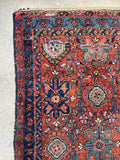 Small Persian Mina Khani Design Rug / 2'3 x 3'4 Antique Malayer #3254