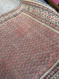 Muted Antique Persian Rug / 4'4 x 6'6 Antique Persian Malayer Rug #3256ML