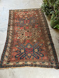 5x8 Antique Worn Eagle Kazak Rug #1248-B