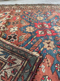 5x8 Antique Worn Eagle Kazak Rug #1248-B