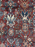 7x10 Tribal Persian Shiraz Rug #3489