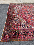 12x15 Mid Century Vintage Persian Oversize Heriz Rug #2851