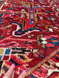 12x15 Mid Century Vintage Persian Oversize Heriz Rug #2851