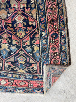 17 Foot Vintage Persian Runner / Antique Rug Runner / 3'4 x 16'8 Malayer #3465