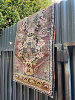 Small Vintage Turkish Scatter Rug