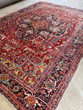 9x12 Antique Heriz Rug