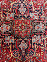 9x12 Antique Heriz Rug