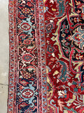 9x12 Antique Heriz Rug #3438