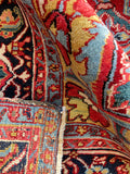 9x12 Antique Heriz Rug #3438