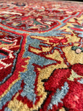 9x12 Antique Heriz Rug #3438