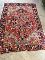 living room vintage rug