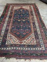 6x8 Tribal Worn Persian Rug #3459ML