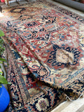 14x20 Antique Persian Heriz Serapi Rug / 13'5 x 19'5 Serapi Rug #3338