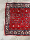 small vintage wool rug