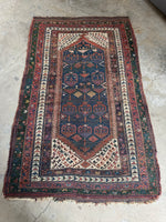 6x8 Tribal Worn Persian Rug #3459ML