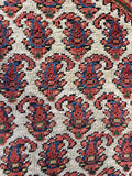 Small Persian Rug / 3'6 x 4'11 Antique Persian #3383