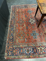 Antique Persian Heriz Rug / 9'7 x 12'5 Rug #3652