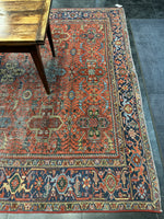 Antique Persian Heriz Rug / 9'7 x 12'5 Rug #3652