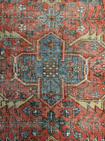 Antique Persian Heriz Rug / 9'7 x 12'5 Rug #3652