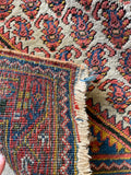 Small Persian Rug / 3'6 x 4'11 Antique Persian #3383