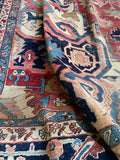 14x20 Antique Persian Heriz Serapi Rug / 13'5 x 19'5 Serapi Rug #3338