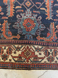 4x7 Navy Blue Persian Rug #3374