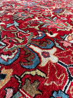 Large Persian Vintage Rug / Antique Persian Mahal 9'5 x 12'4 Rug #3653