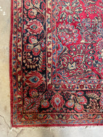 9x12 Persian Sarouk Rug #3344