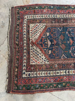 6x8 Tribal Worn Persian Rug #3459ML