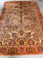 8x11 Antique Soft and Silky Tribal Oushak Rug #3405