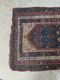 6x8 Tribal Worn Persian Rug #3459ML